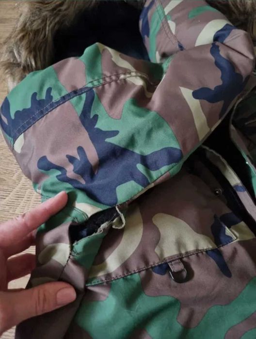 ZARA kurtka parka rozm.164 przejściowa/zimowa