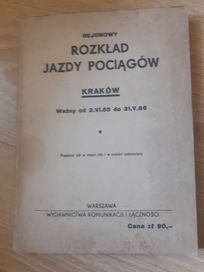 Stary rozkład pociągów krakow pkp