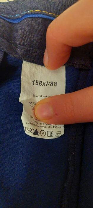 Garnitur granatowy 158