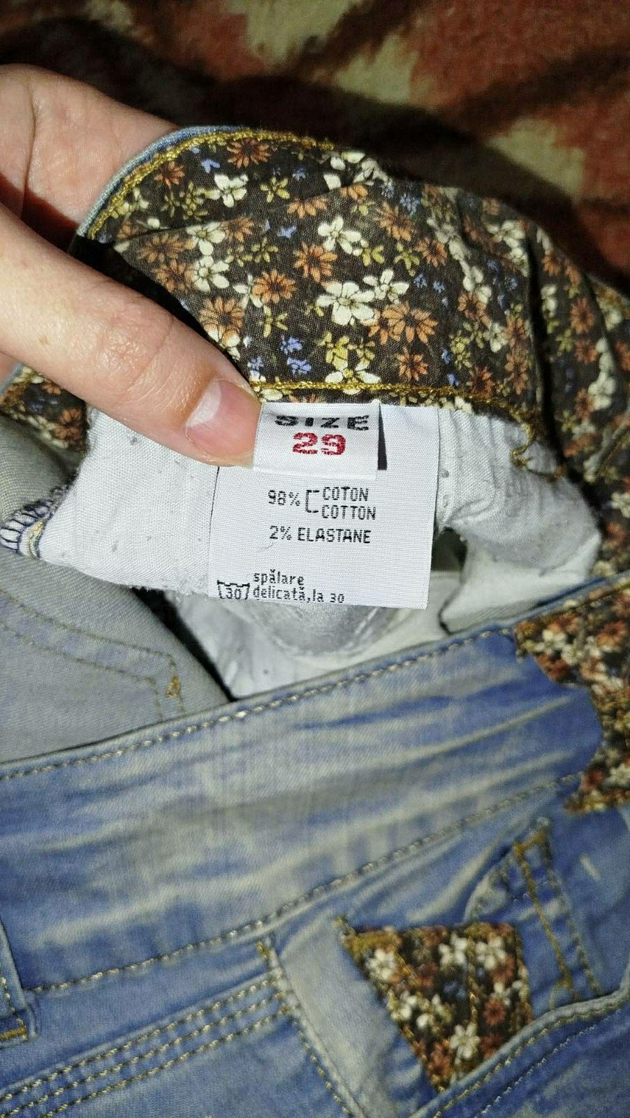 Бриджи джинсовые