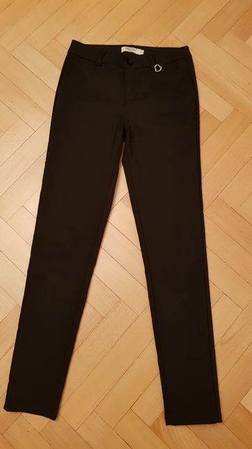 Eleganckie czarne spodnie damskie S
