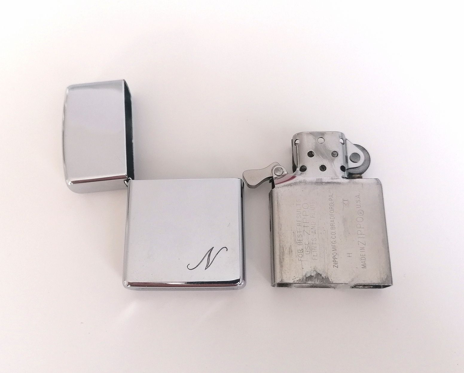 Zippo Fin Chrome N z 1995 roku