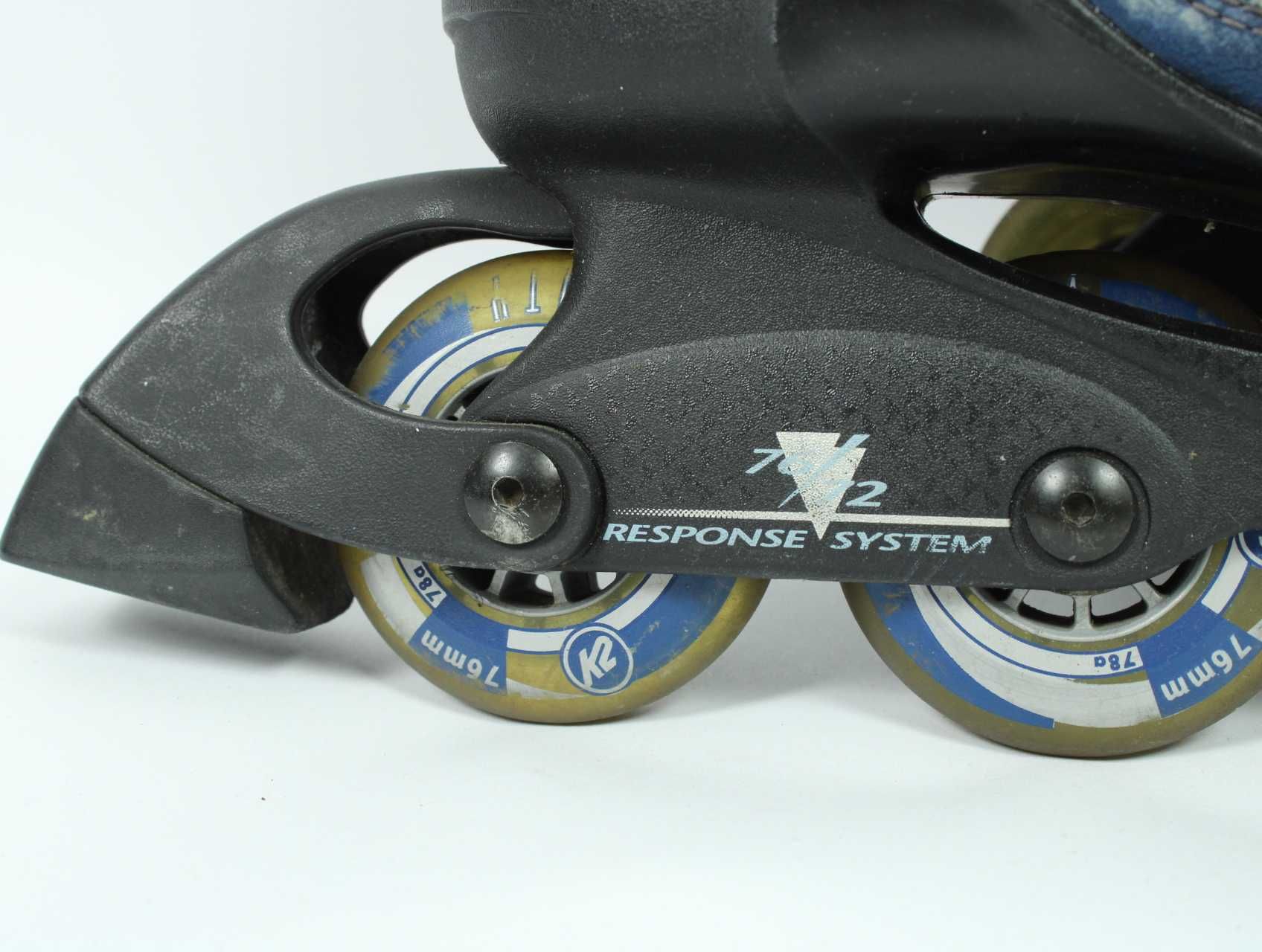 37 Rolki K2 VELOCITY 24cm rekreacyjne fitness 76/72mm łyżworolki