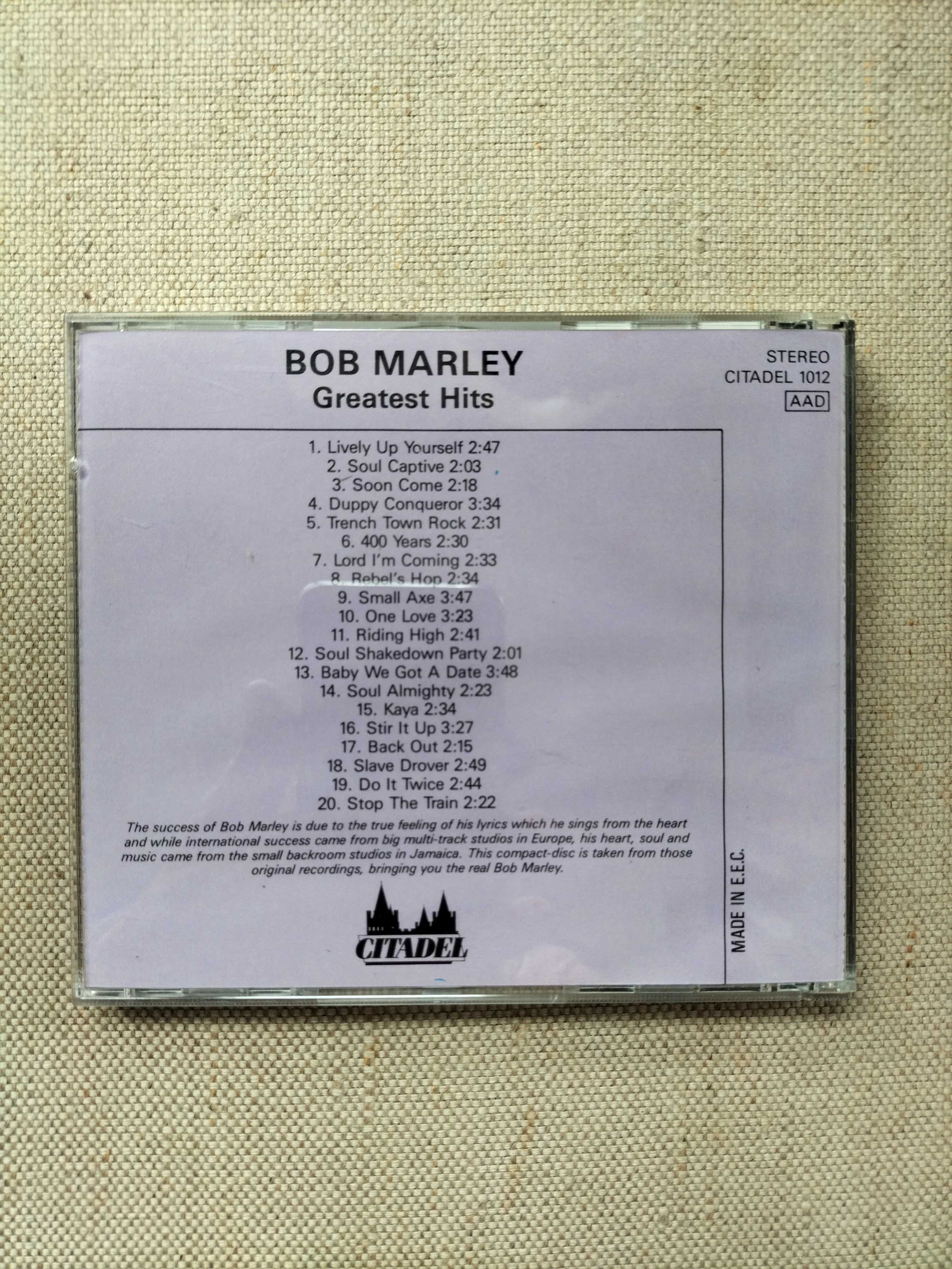 Cd Bob Marley " Greatest Hits "