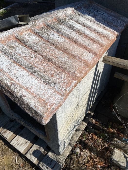 Casota de cão em cimento