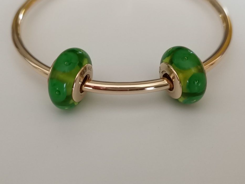 Pandora 14k murano złoto kalie