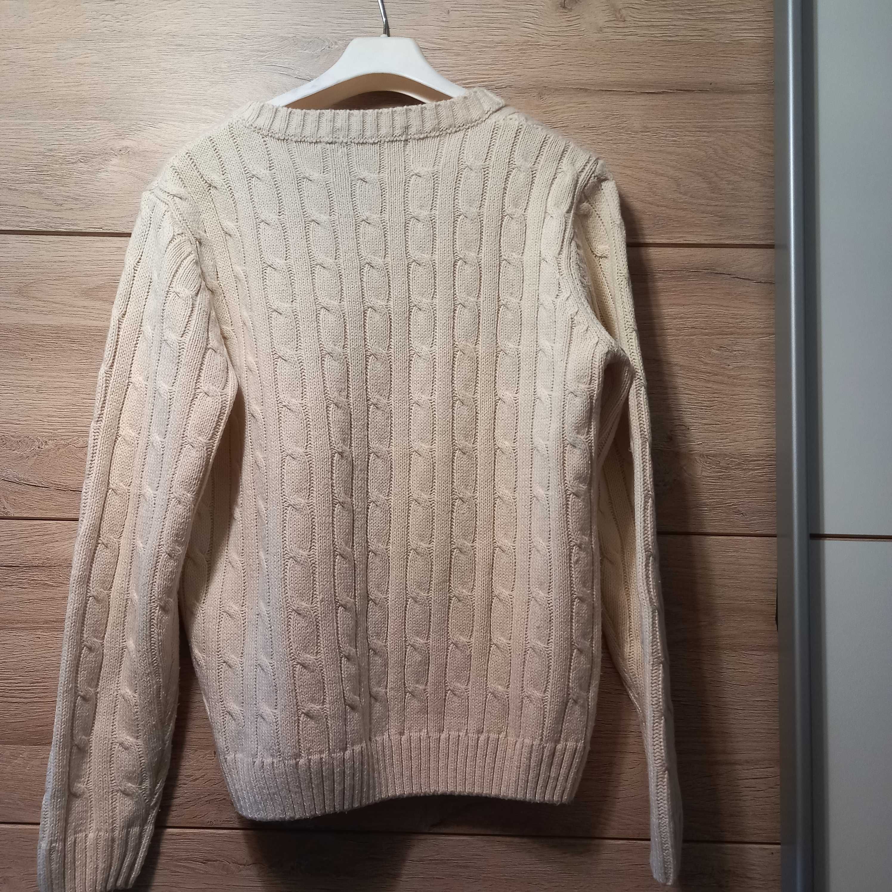 Sweter pleciony rozmiar s