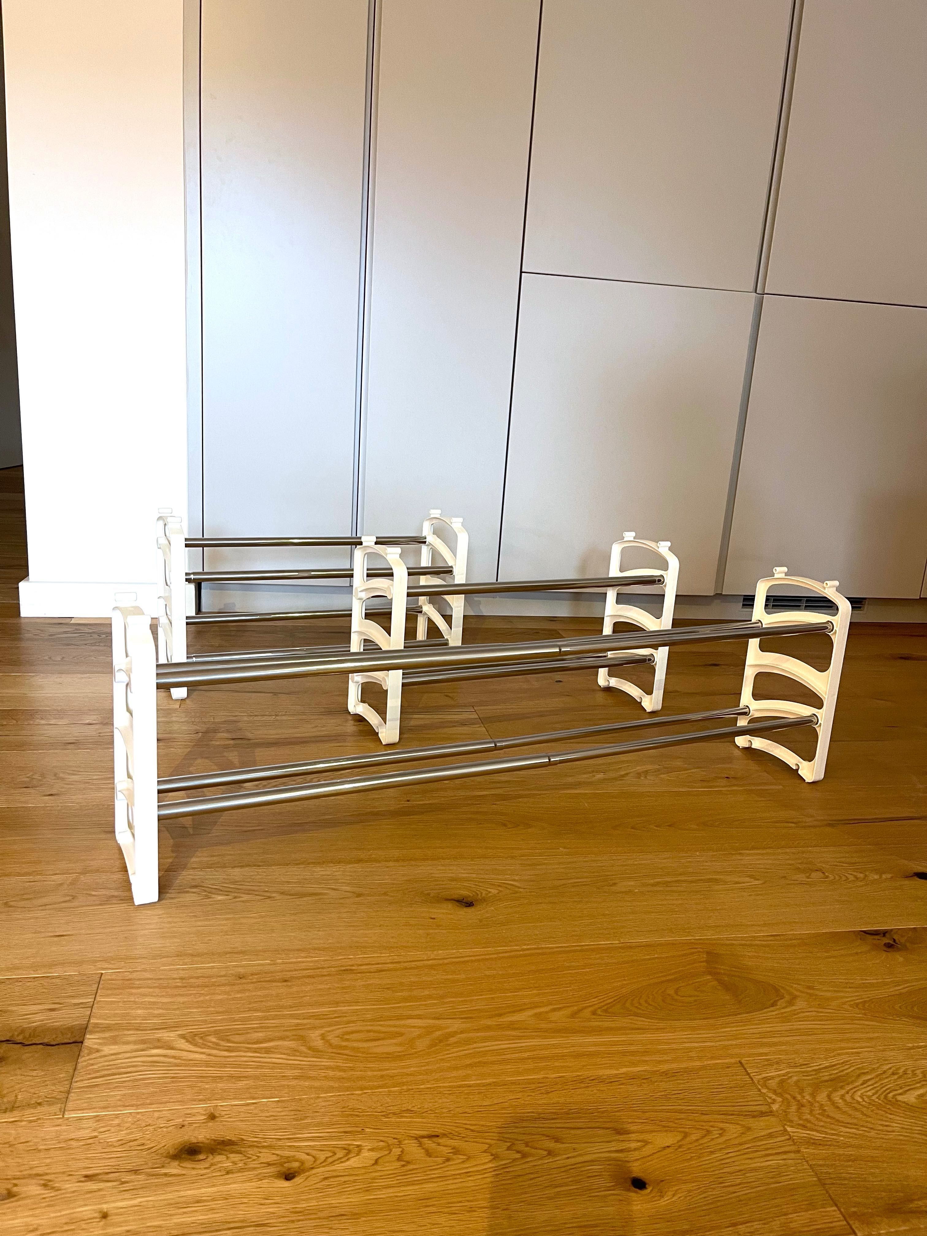 3 x LA REDOUTE Sapateira extensível e empilhável, 2-6 prateleiras