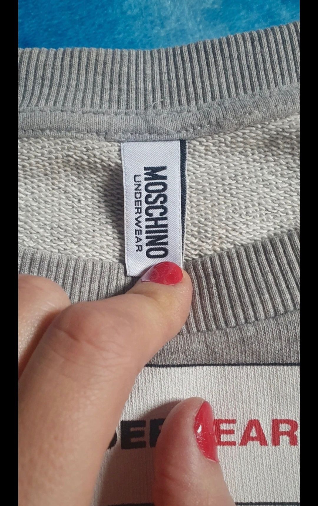 Sukienka Moschino szara