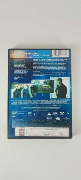 Supremacia - Jason Bourne - Matt Damon - DVD
