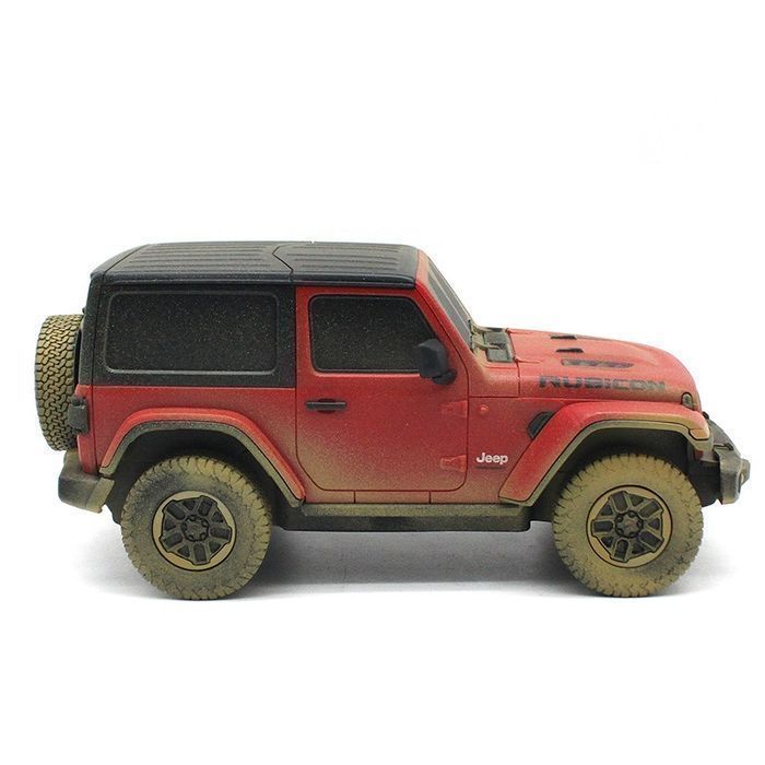 Jeep Wrangler Rubicon R/C Skala 1:24 Rastar 79500-4 Muddy Version
