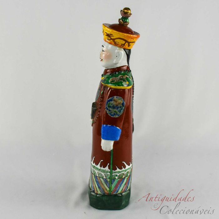 Figura de Imortal porcelana da China, pintado à mão