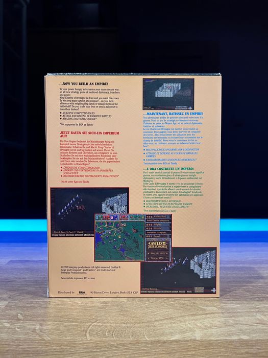 Castles II Siege & Conquest (PC PL 1992) BIG BOX polskie wydanie IPS