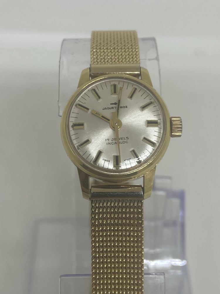 Luksusowy Swiss Jaquet Droz 17 yawels incabloc.