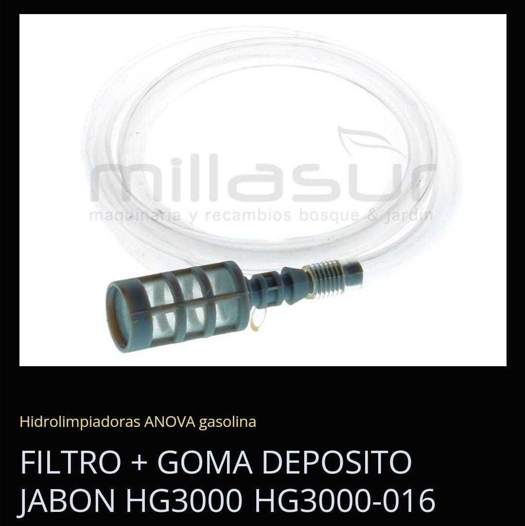 Motor e acessórios p/ Maquina Alta Pressão Anova HG3000