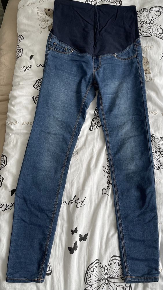 Spodnie ciążowe jeansowe 38 H&M