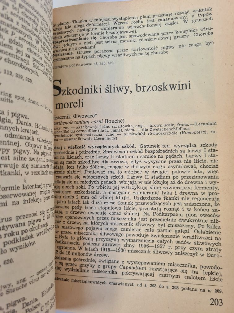 Szkodniki i choroby roślin sadowniczych - Książka