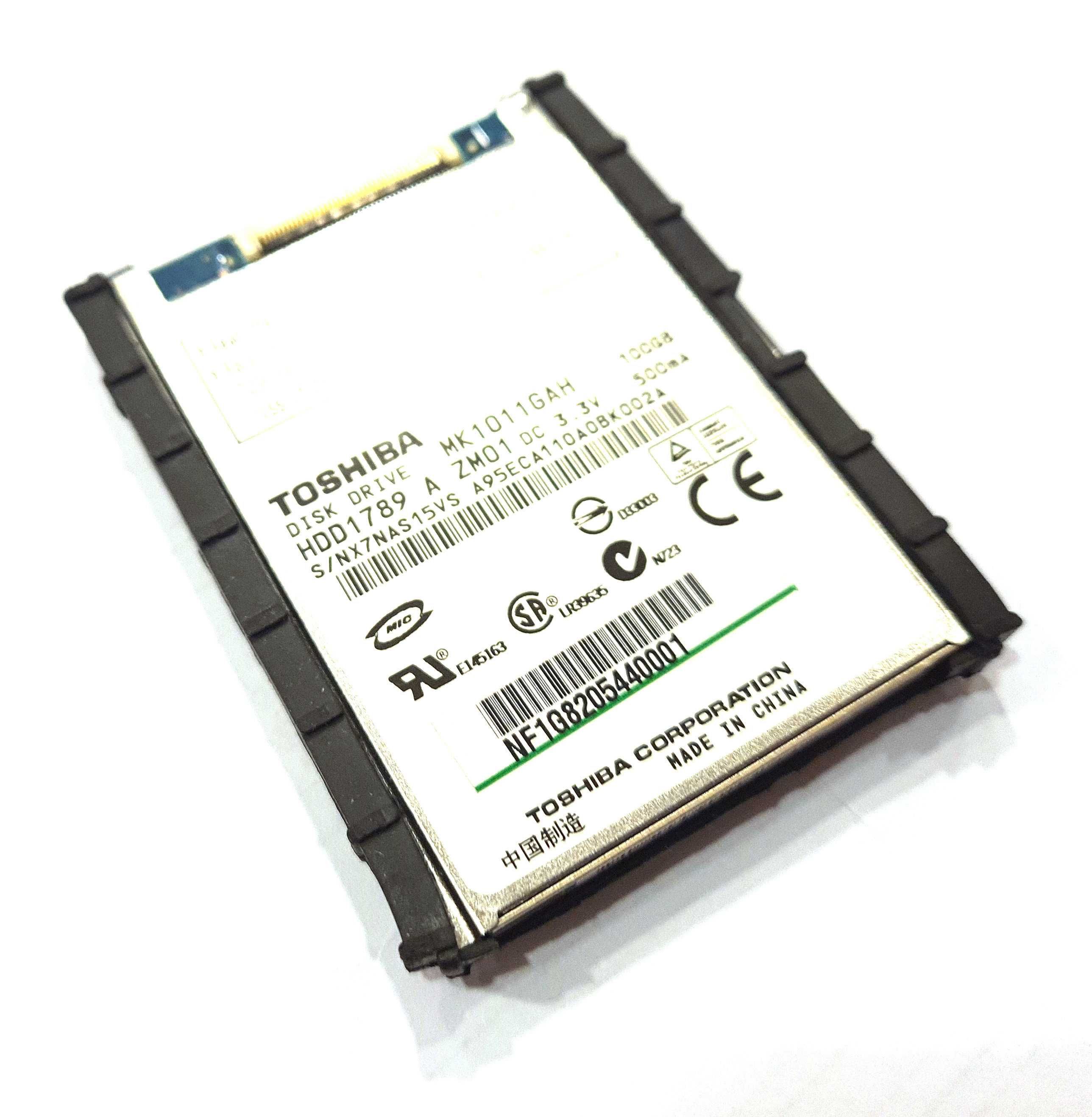 DYSK TWARDY 1.8" ZIF 40pin 100GB Toshiba MK1011GAH