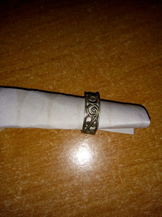 Кольцо филигрань, серьги, броши