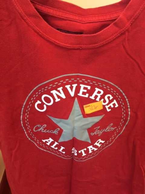T shirt Converse czerwona