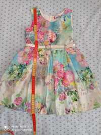 Платья разные на 3-7 лет, платье с цветами