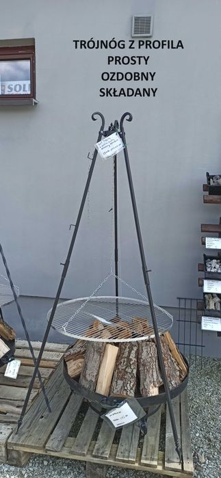 GRILL TRÓJNÓG kuty stabilny solidny GRILLE  trójnogi RÓŻNE RODZAJE