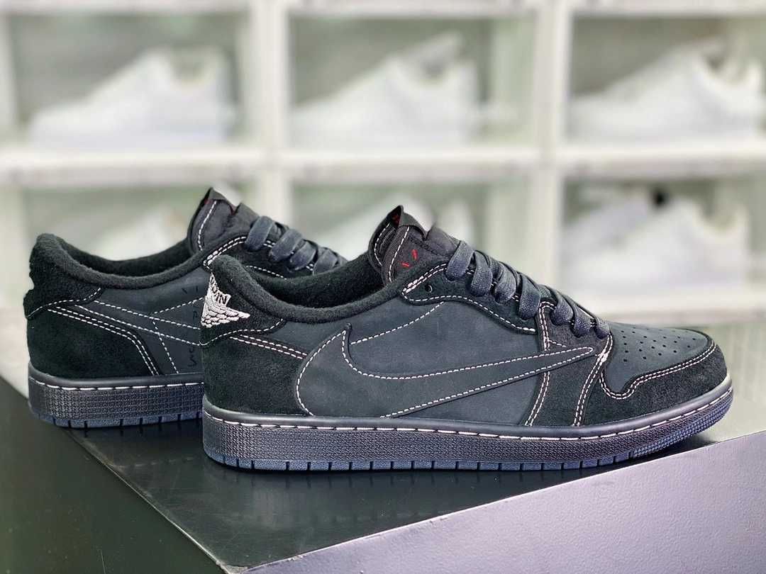 Buty Jordan 1RetroLowOGSP TravisScottBlackPhantom Trampki Moda R.44