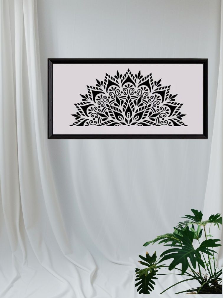 Szablon Mandala (wzór 40x70cm szablon 20x35cm ) malarski, DIY - Nowy
