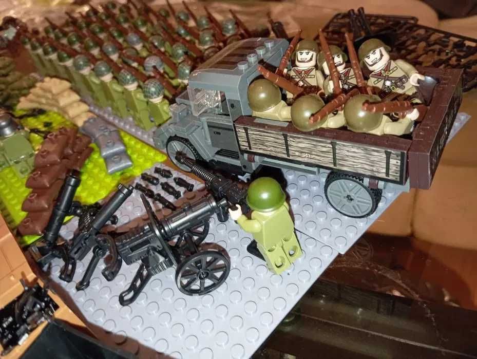Zestaw Premium! 40 Figurek - Pole Bitwy wojna kompatybilne z Lego Cobi