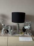 Zestaw lampa glamour plus ozdoby