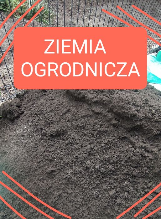 Ziemia czarna Torfowa  kompostowa  lub ogrodowa przesiewanaz dowozem