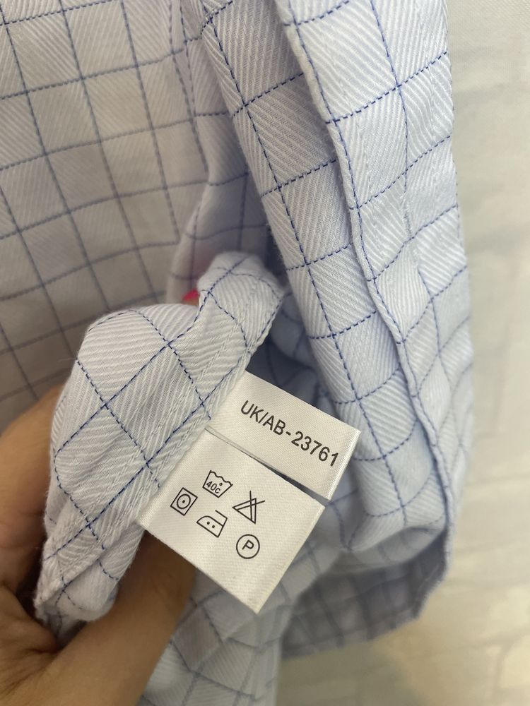 Koszula w kratę męska Yves Saint Laurent M