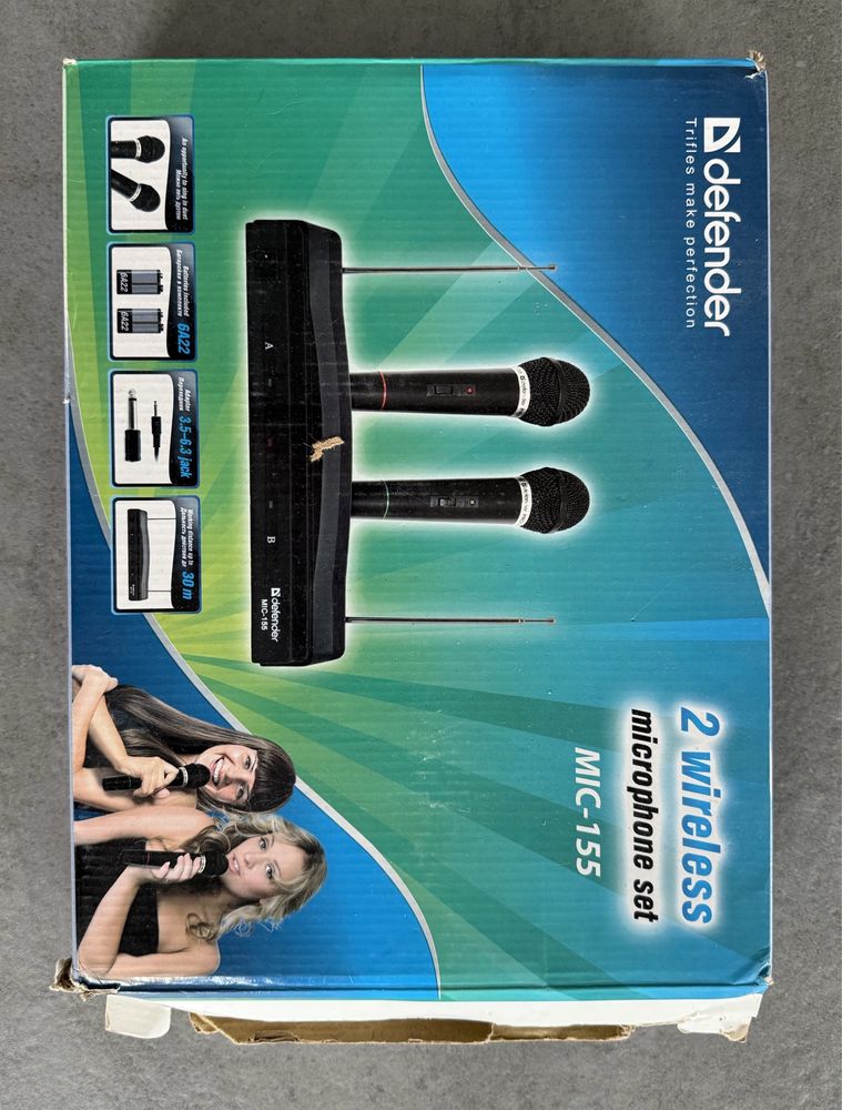 Defender MIC-155 набор из двух беспроводных микрофонов