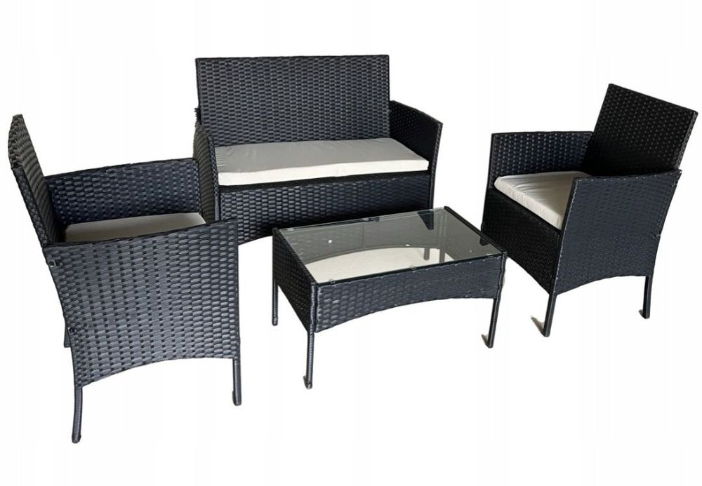 Meble ogrodowe zestaw ratanu