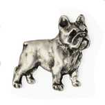 Buldog francuski I pin posrebrzony Art-Dog