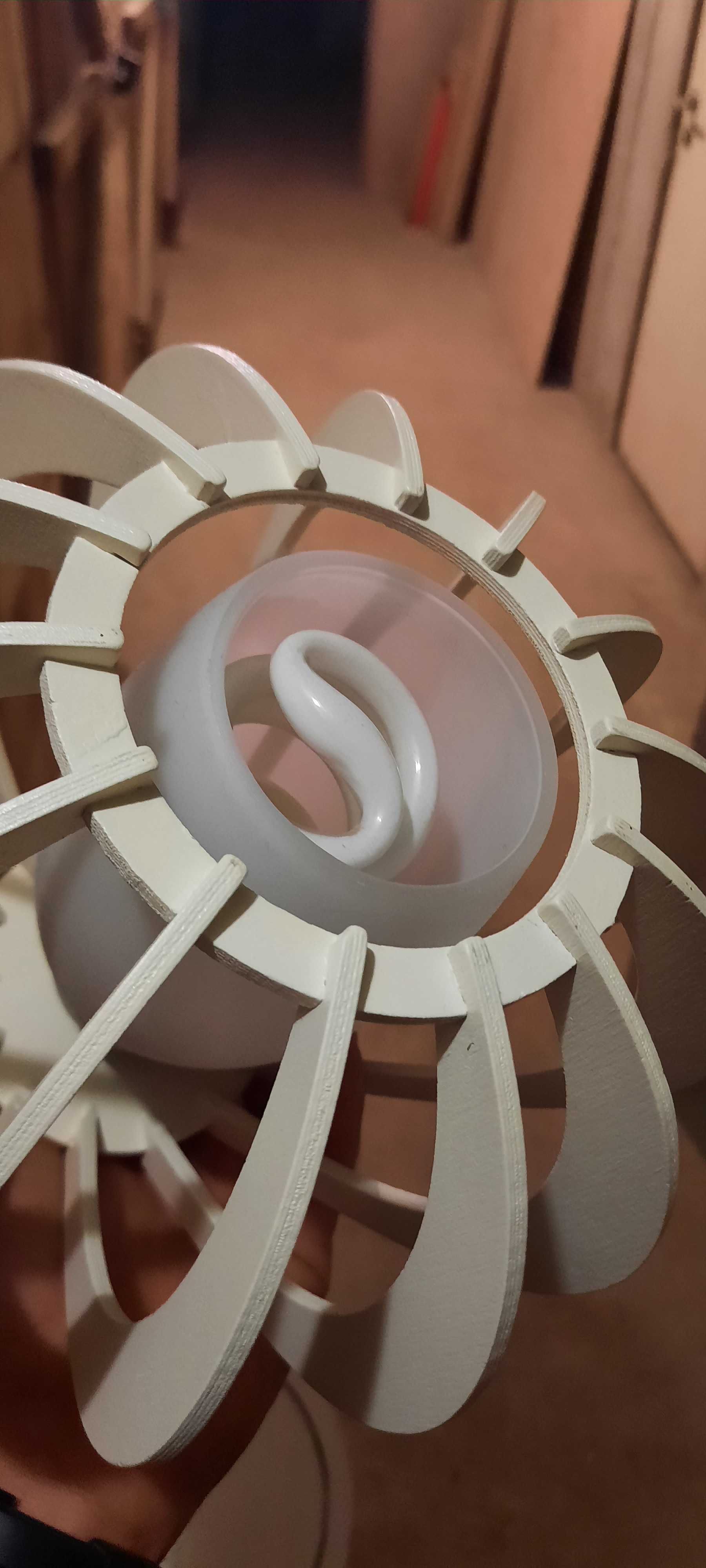 Lampa sufitowa wisząca żyrandol 1x E14