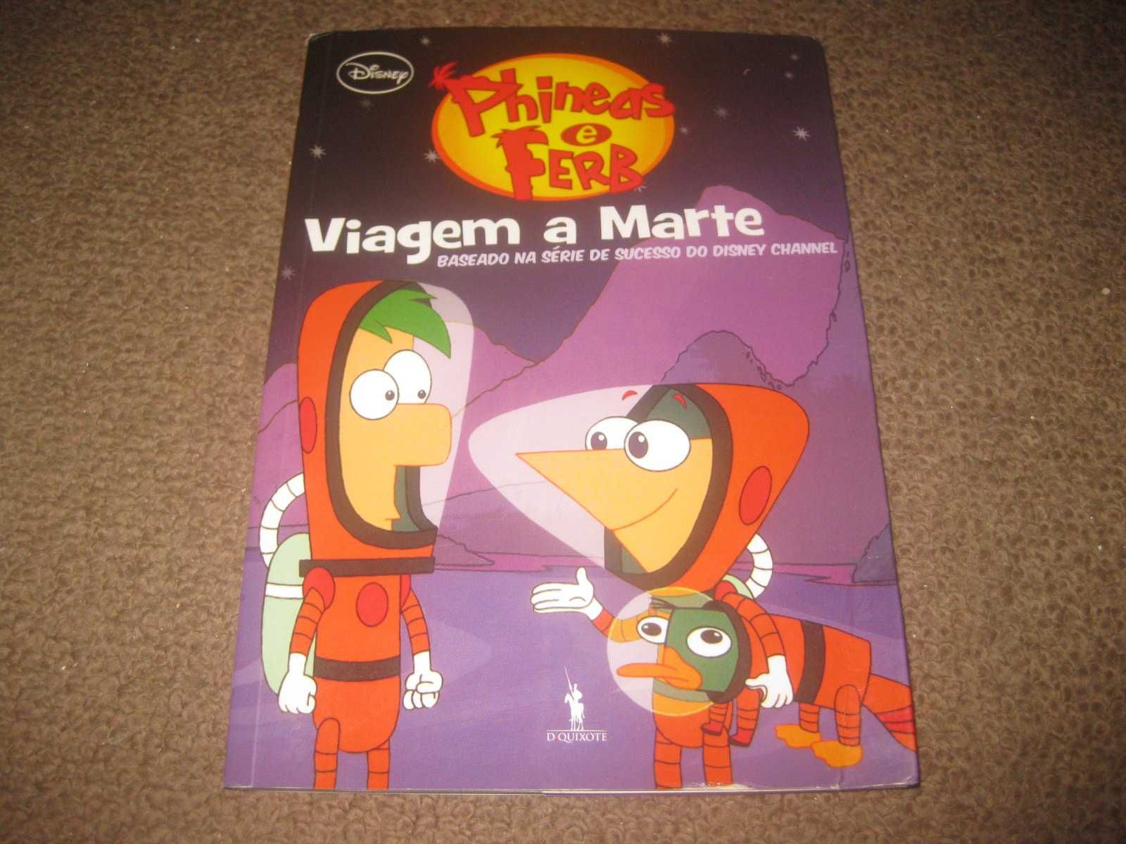 Livro "Phineas e Ferb: Viagem a Marte"