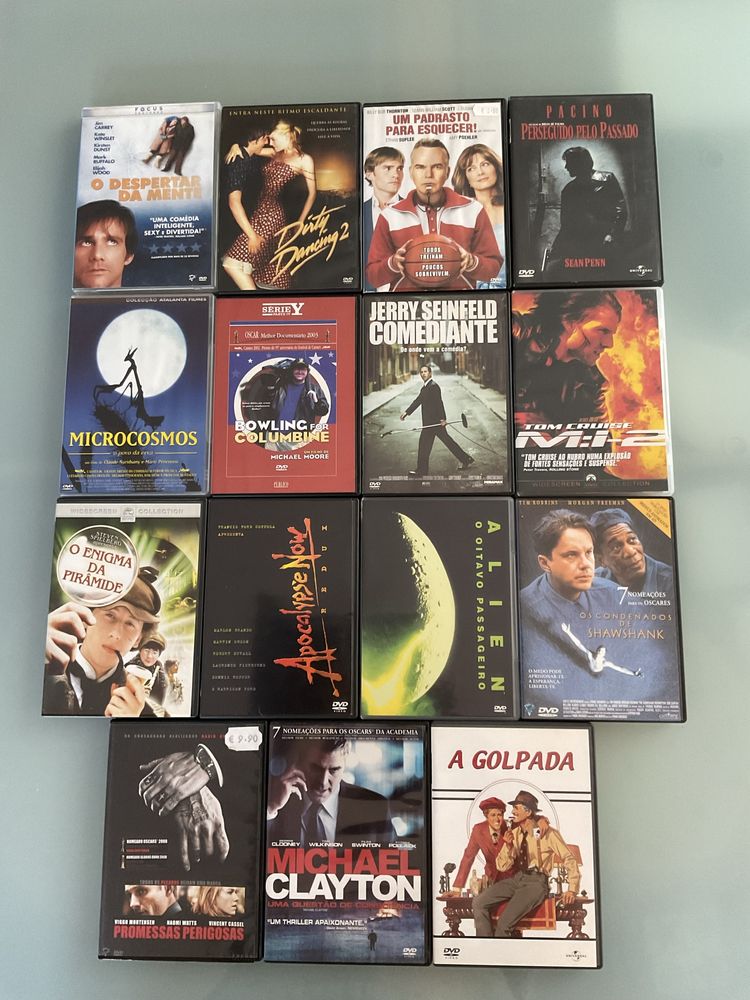 Lote de Dvds filmes