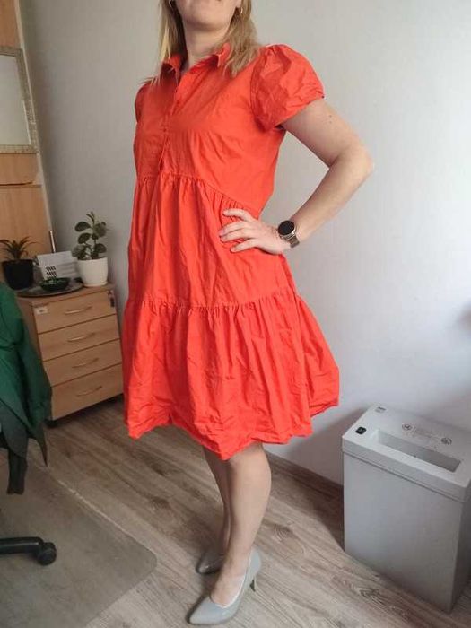 sukienka bawełniana rozm. XL firmy Reserved