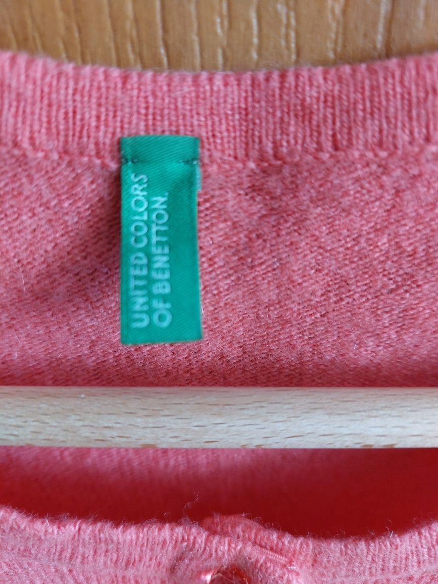 Sweter Benetton S/M damski kardigan sweterek
