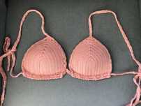Top cropped bikini croché