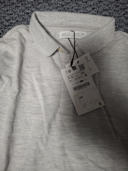 Футболка поло сіра, 11-12р. Zara
