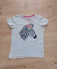 Bluzka koszulka 98/104 Kappahl t-shirt zebra