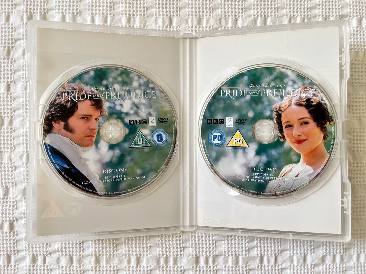 DVD: "Pride & Prejudice" com Colin Firth