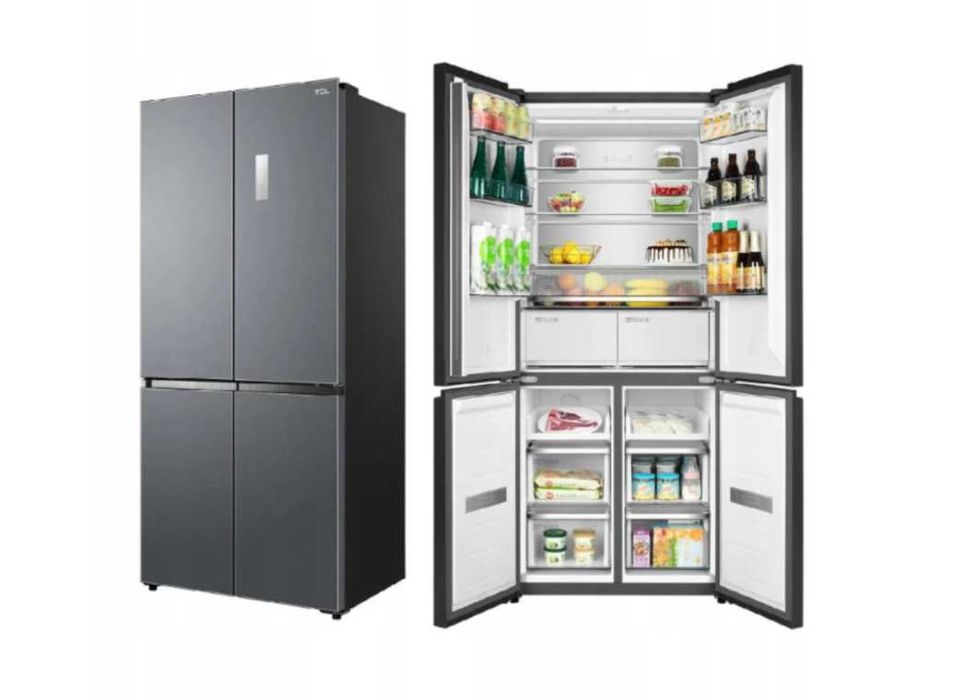 Lodówka Side By Side TCL RC456CXE0 No Frost 456L Free Built-In OUTLET
