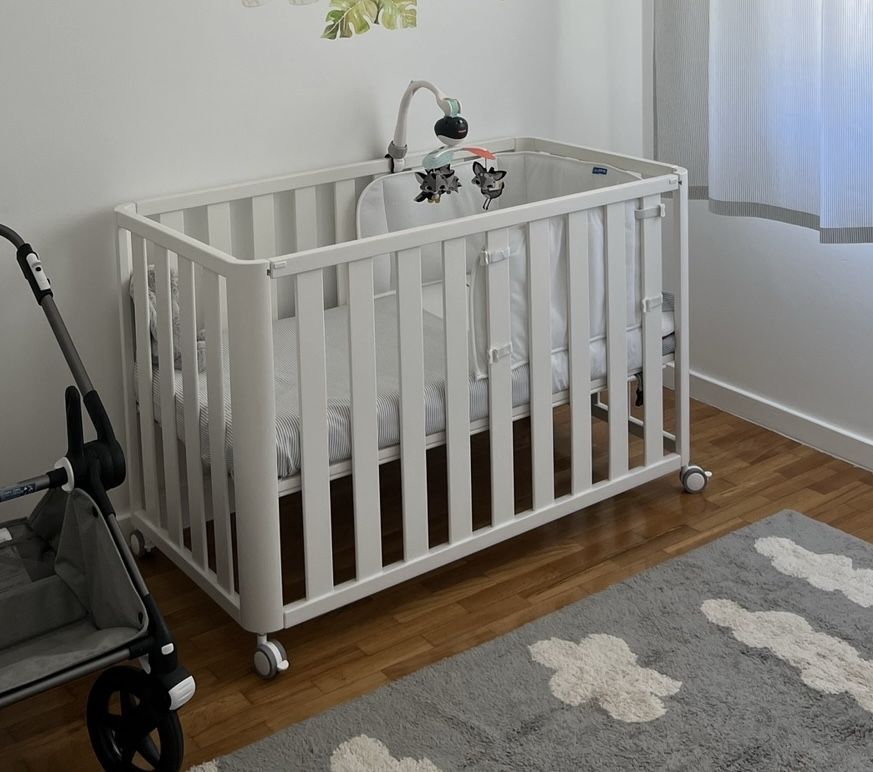 Berço Cama Co-sleeping Branco 60x120cm