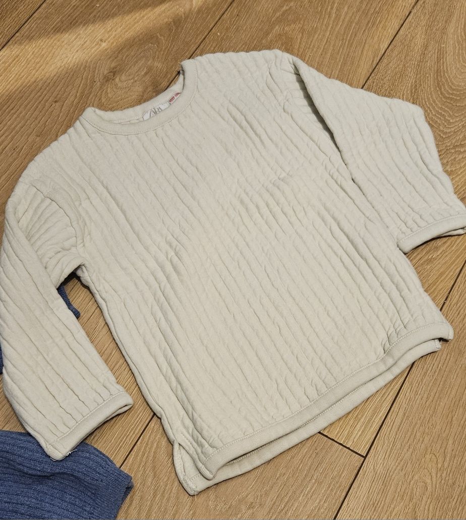 Zara zestaw komplet paka 92 104 bluza sweter swete