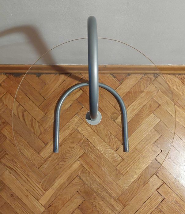 Szklano metalowy stolik nocny Ikea RY projektu Tord Björklund vintage