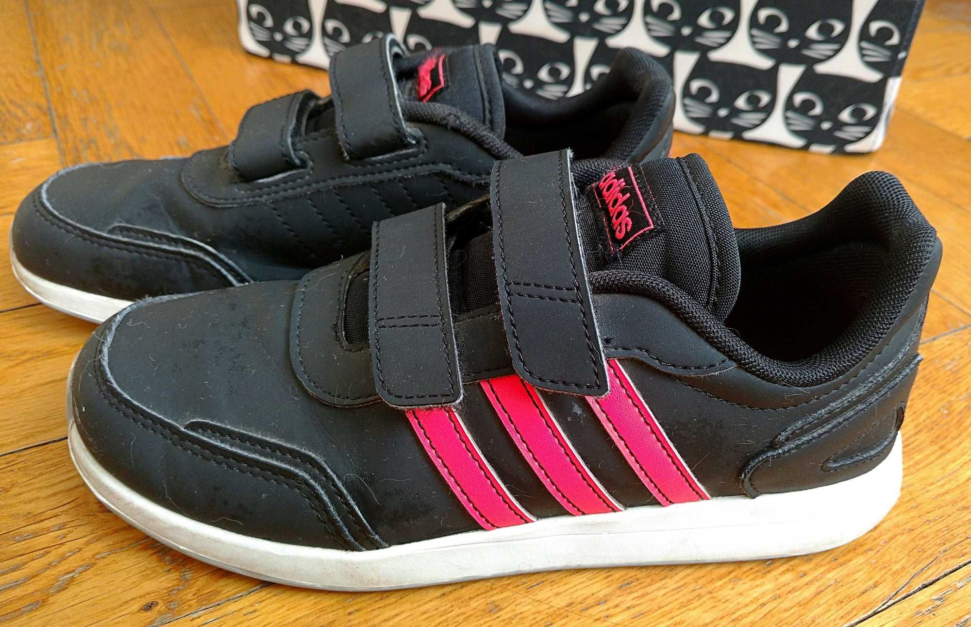 Buty Adidas Oryginalne Adidasy Dla Dziewczynki 34 Używane Na Rzepy