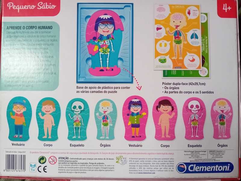 Jogo Aprende o Corpo Humano